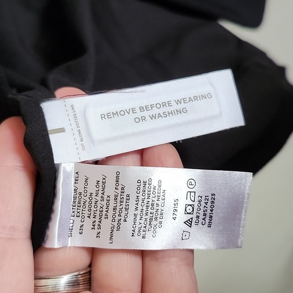 Loft Single Button Sweater Blazer Black Stretch Women's size 4 Gold Hardware - Picture 6 of 11